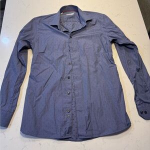ETON Blue Long Sleeve Button-Up Shirt